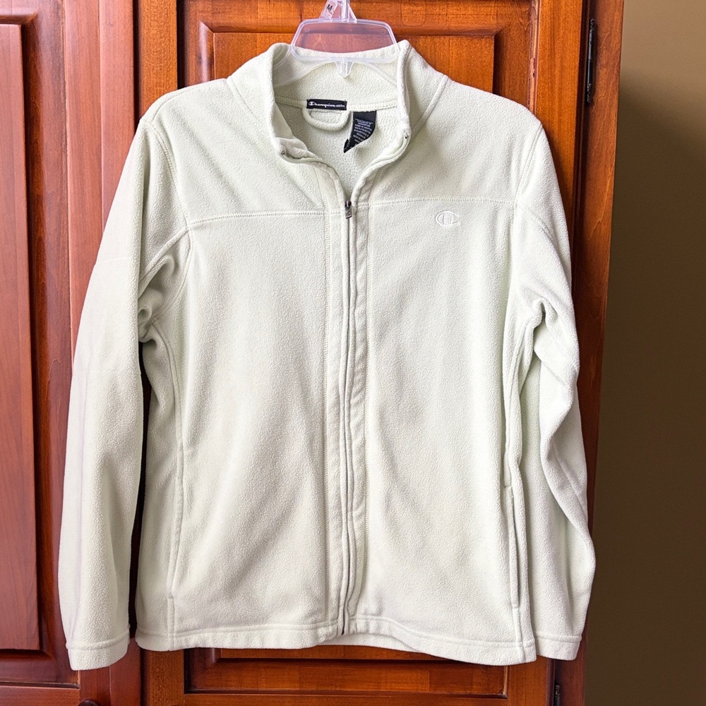 Mint Green Champion Fleece Jacket